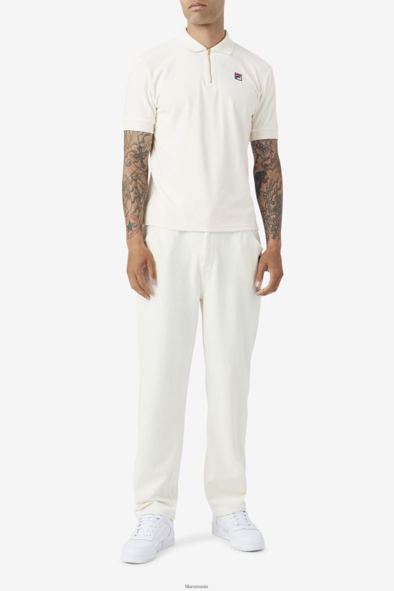 devon velour polo fila egret LTP2R6410 egretă FILA