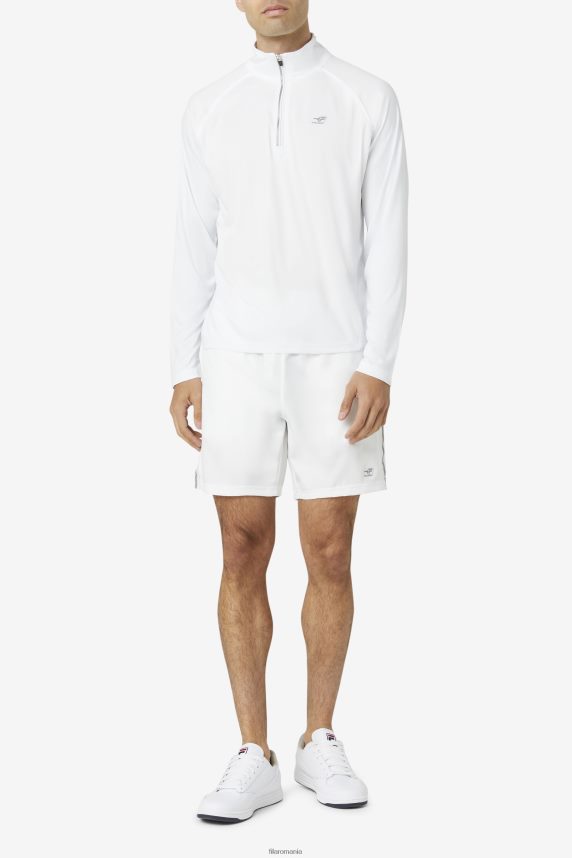 fila cu fermoar alb pickleball 1/4 LTP2R61116 alb FILA