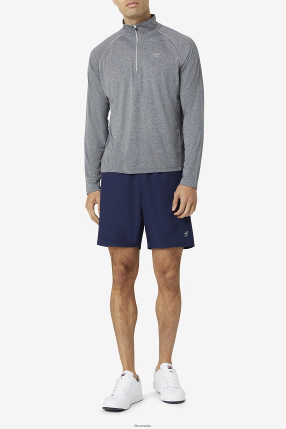 fila pickleball 1/4 zip heather LTP2R61117 Heather FILA