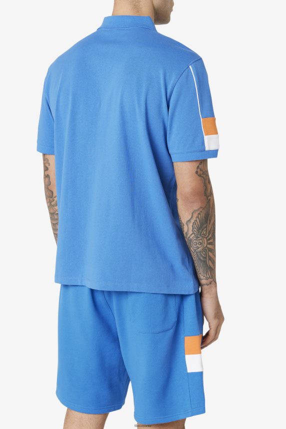 fila polo coda albastru puternic/alb/coral rose LTP2R6420 trandafir albastru puternic/alb/coral FILA