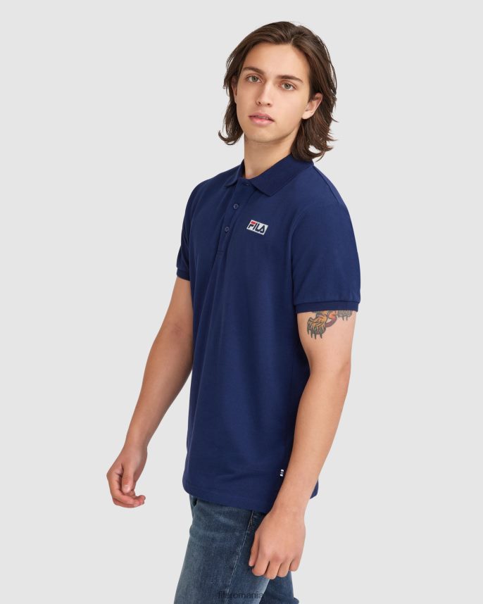 polo bărbați fila asher new navy LTP2R62371 marina noua FILA