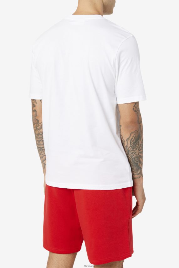 Alb curtis pocket tee fila LTP2R6396 alb FILA
