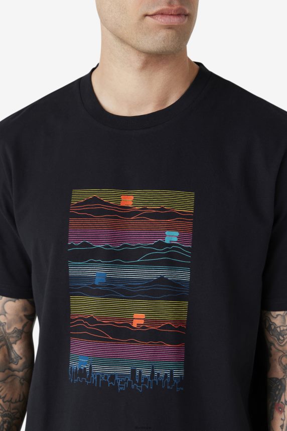 black nadee tee fila LTP2R6240 negru FILA