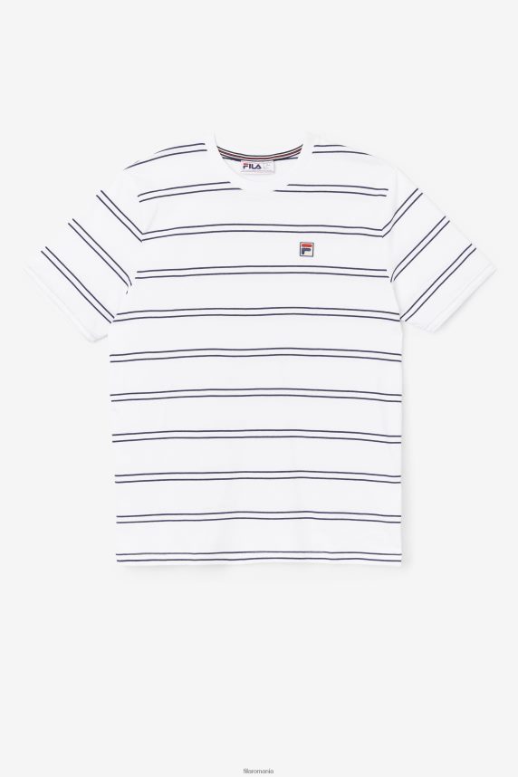 felix tee fila white/peacoat LTP2R6368 alb/peacoat FILA