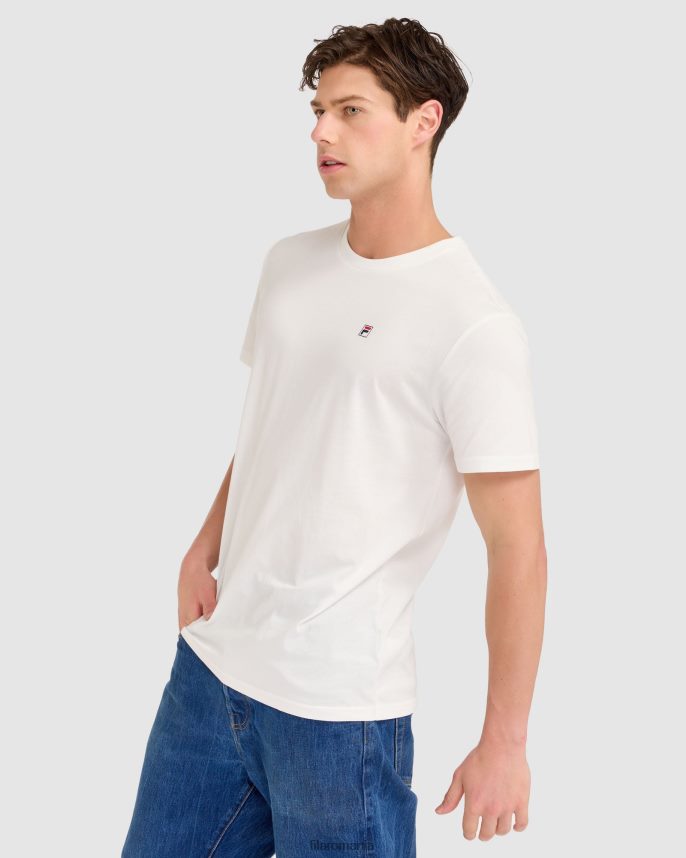 fila aaron tee white LTP2R62305 alb FILA
