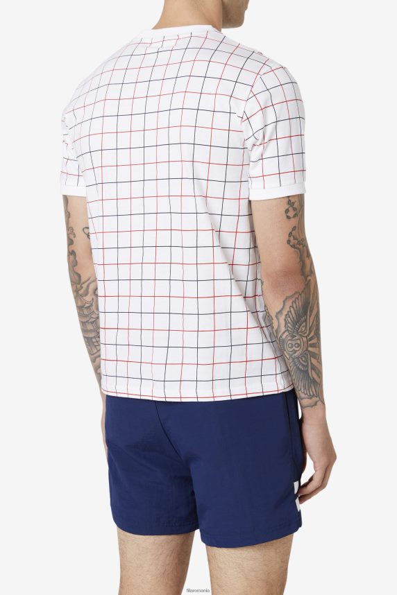 fila alb/rosu/navy casbian crew LTP2R6316 alb/rosu/marin FILA