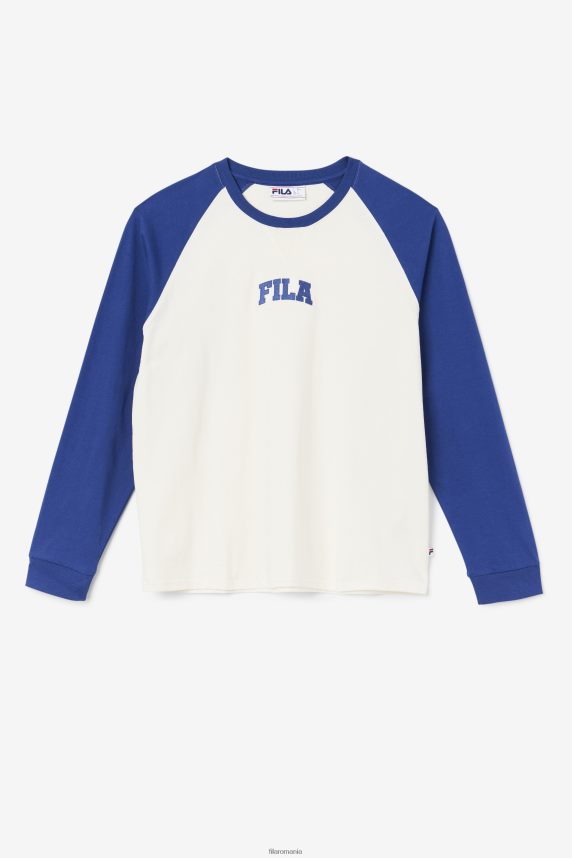 fila chet raglan tee gardenia/blue LTP2R6307 gardenie/albastru FILA