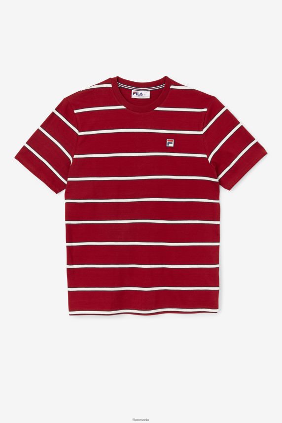 fila felix tee rhubarb/white LTP2R6367 rubarbă/alb FILA