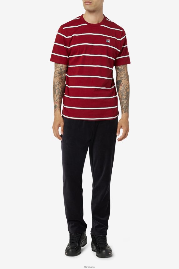 fila felix tee rhubarb/white LTP2R6367 rubarbă/alb FILA