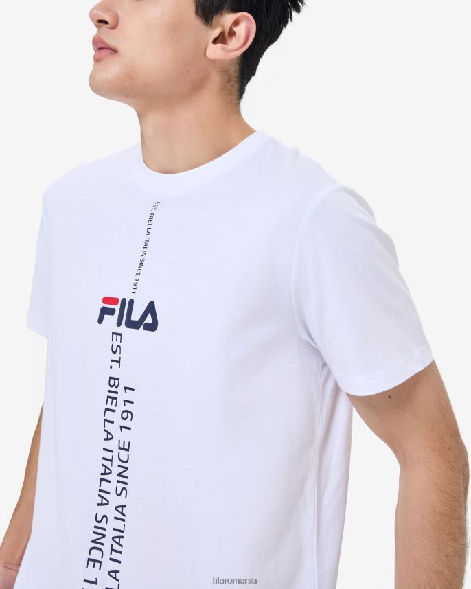 fila gunnar tee white LTP2R62575 alb FILA