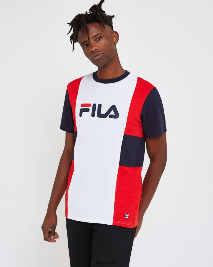 fila unisex trieste tee white LTP2R62545 alb FILA