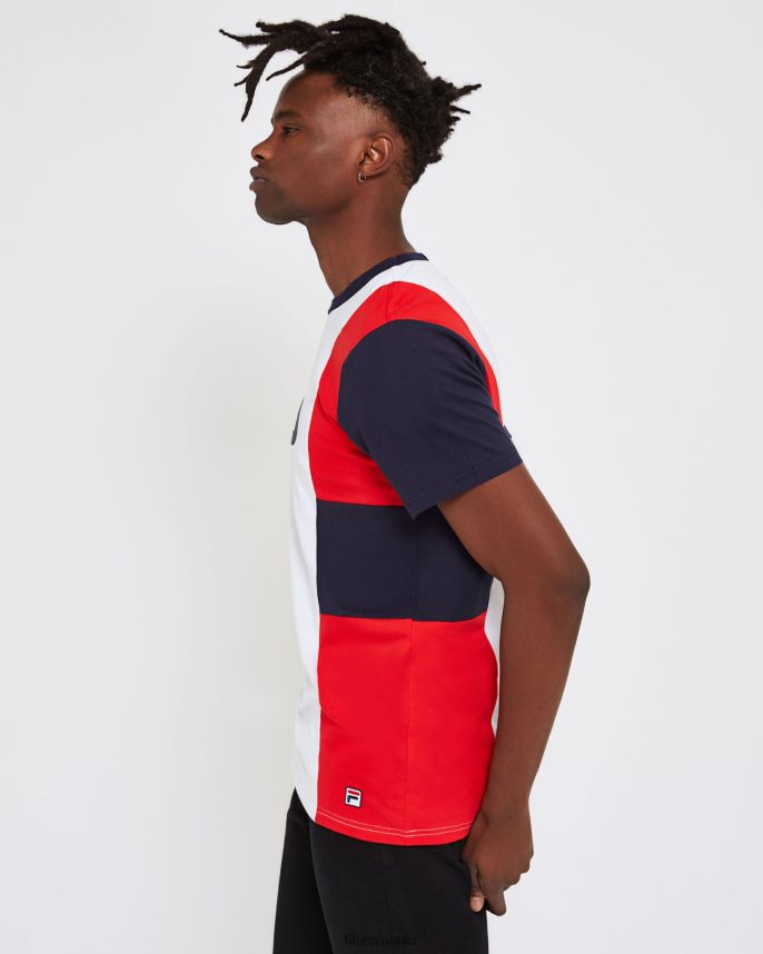 fila unisex trieste tee white LTP2R62545 alb FILA