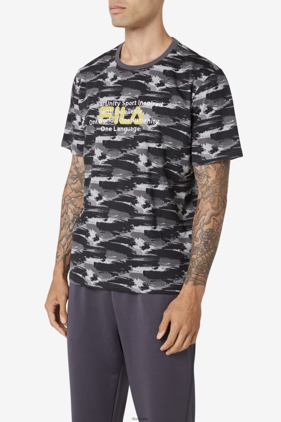 furtuna/camo pepacton tee fila LTP2R6312 furtună/camo FILA