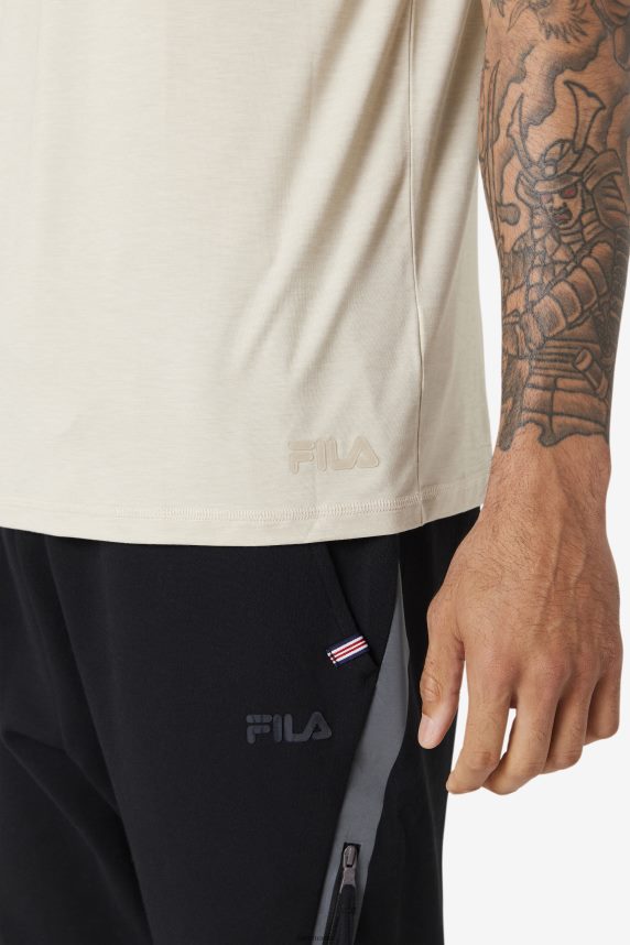 pelican heather commuter tee fila LTP2R6402 pelican heather FILA