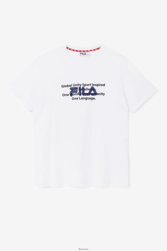 pepacton tee fila white LTP2R6314 alb FILA
