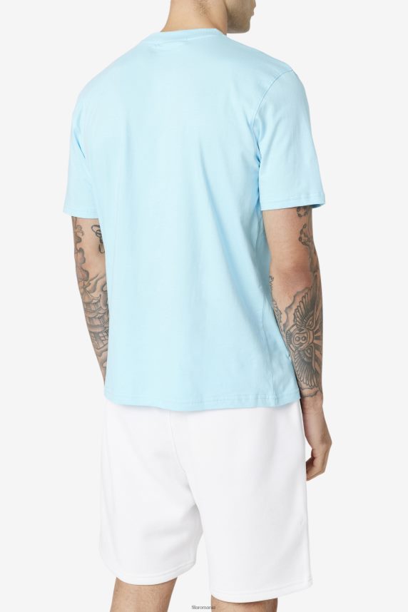 petit four/alb/bayou tricou bărbați cu vultur fila LTP2R6366 petit four/alb/bayou FILA