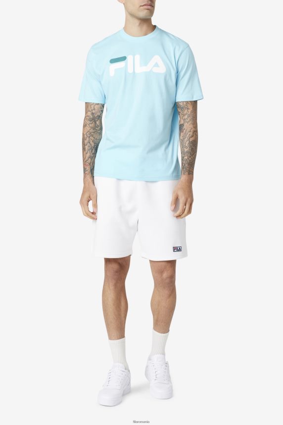 petit four/alb/bayou tricou bărbați cu vultur fila LTP2R6366 petit four/alb/bayou FILA