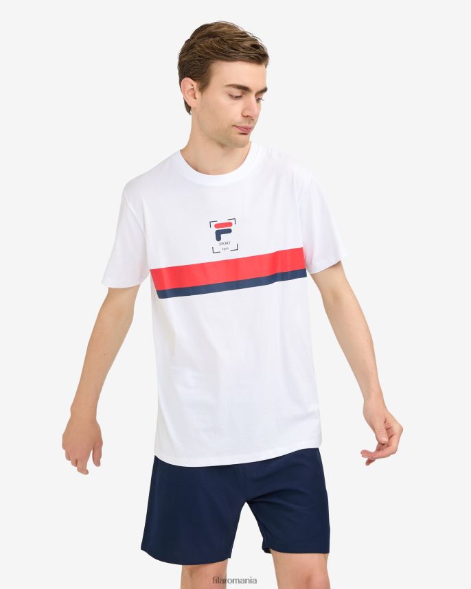 roger tee fila alb LTP2R62528 alb FILA