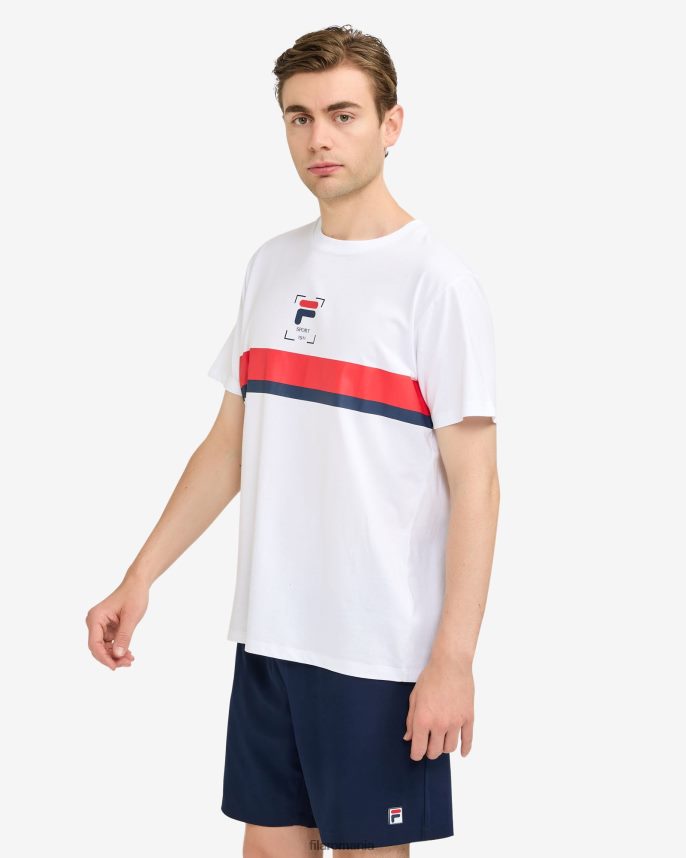 roger tee fila alb LTP2R62528 alb FILA