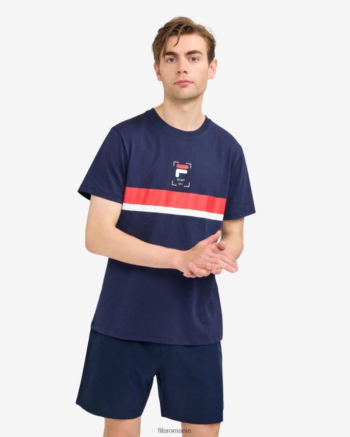 roger tee new navy fila LTP2R62531 marina noua FILA