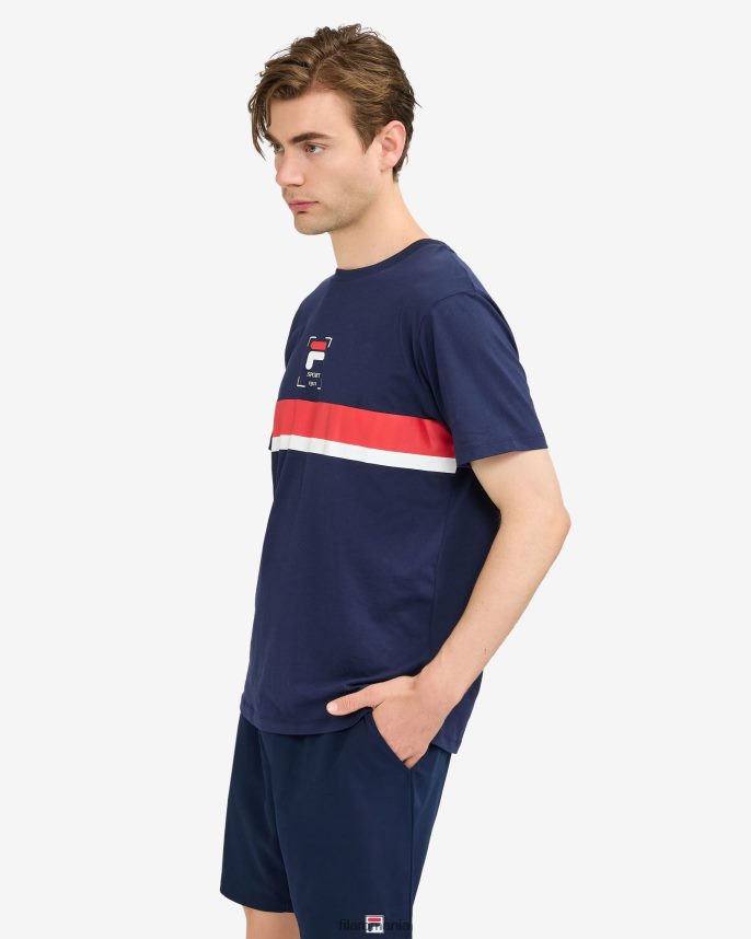 roger tee new navy fila LTP2R62531 marina noua FILA