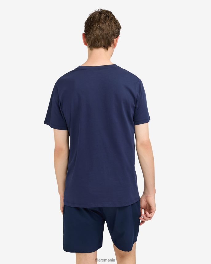 roger tee new navy fila LTP2R62531 marina noua FILA