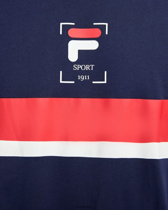 roger tee new navy fila LTP2R62531 marina noua FILA