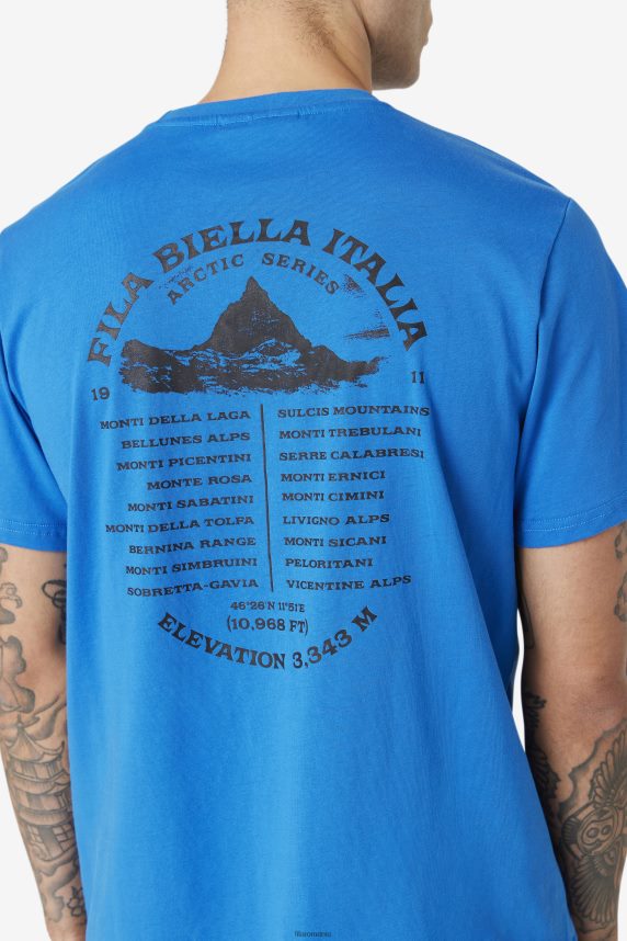 track tee fila albastru/alb LTP2R6326 albastru alb FILA