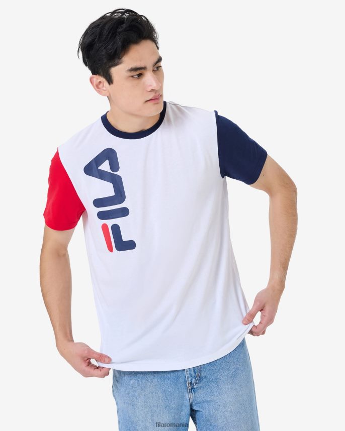 tricou alb bjorn fila LTP2R62580 alb FILA