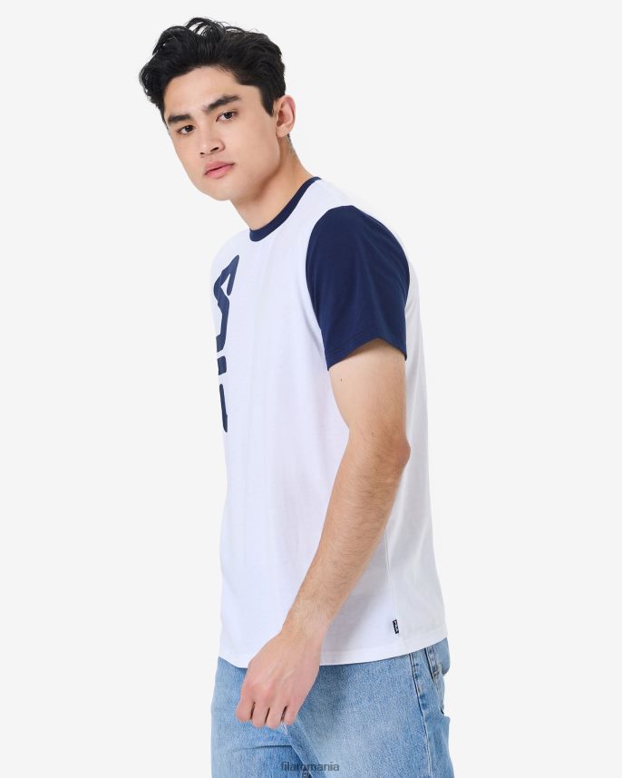 tricou alb bjorn fila LTP2R62580 alb FILA