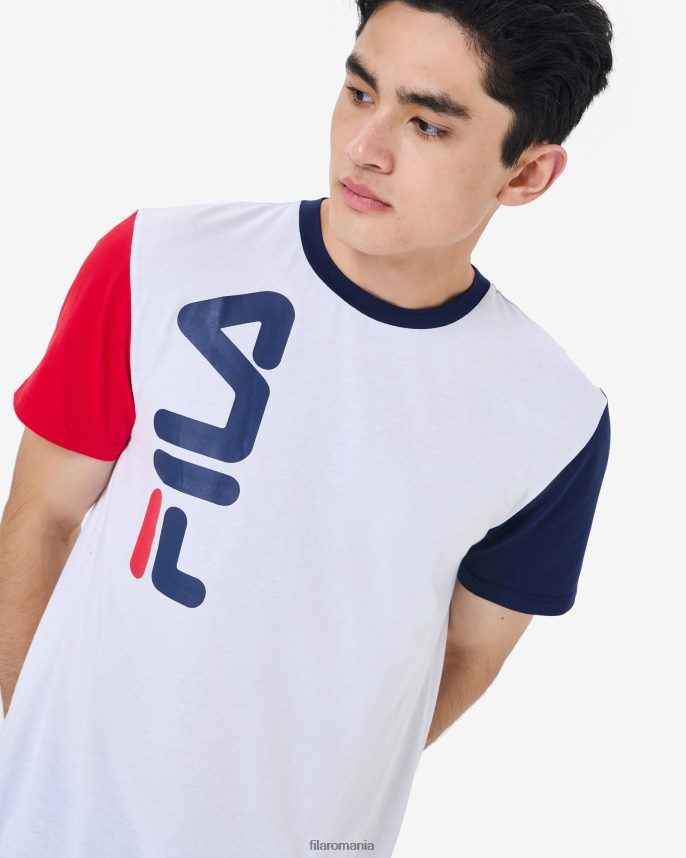 tricou alb bjorn fila LTP2R62580 alb FILA