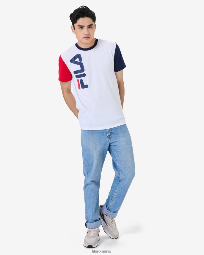 tricou alb bjorn fila LTP2R62580 alb FILA