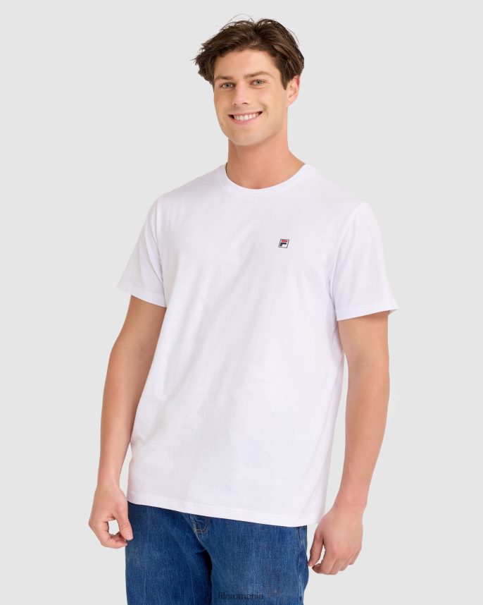 tricou alb fila aaron LTP2R62307 alb FILA