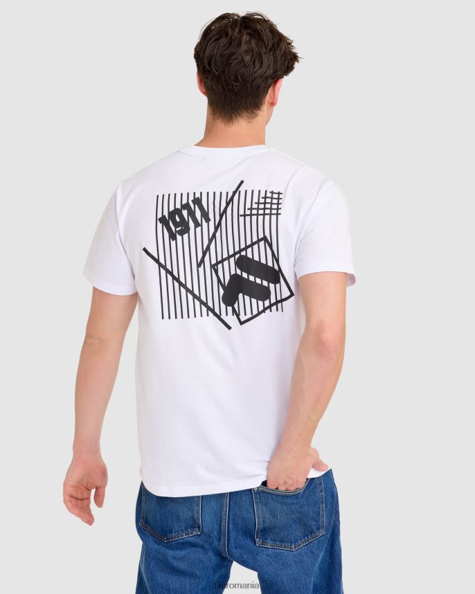 tricou alb fila aaron LTP2R62307 alb FILA