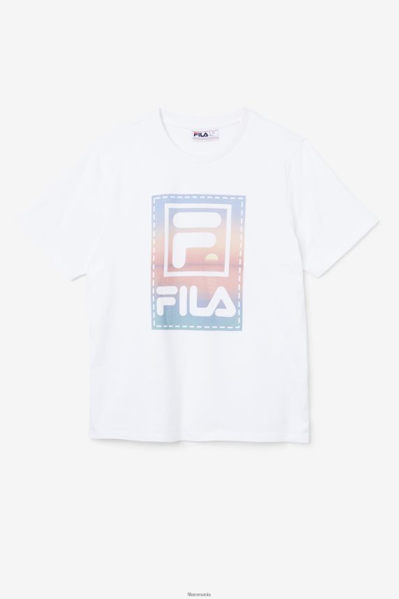 tricou alb fila spieten LTP2R6357 alb FILA