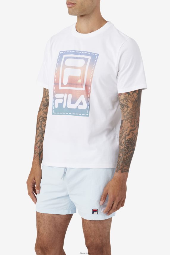 tricou alb fila spieten LTP2R6357 alb FILA