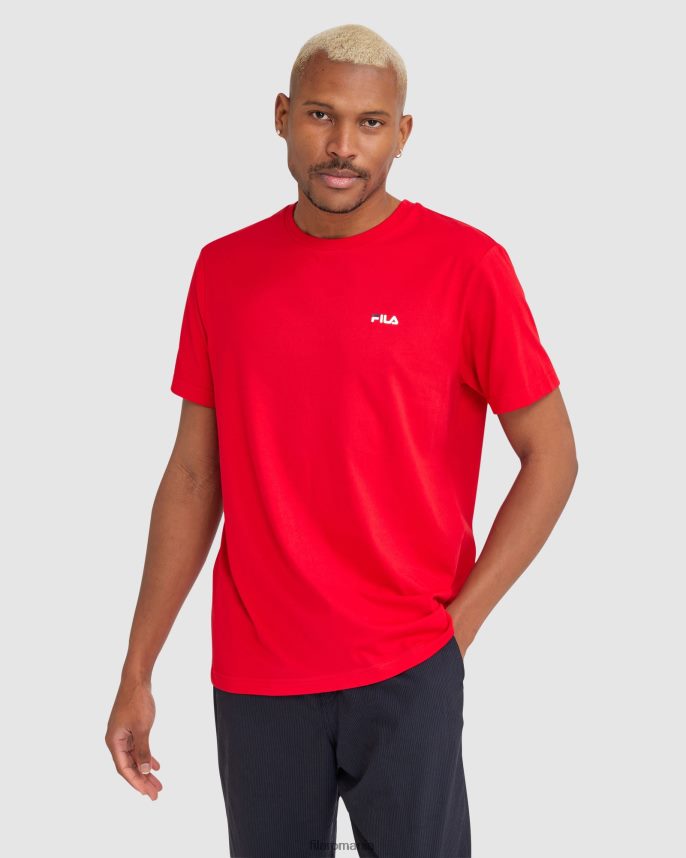 tricou clasic unisex fila roșu 2 LTP2R62487 roșu FILA