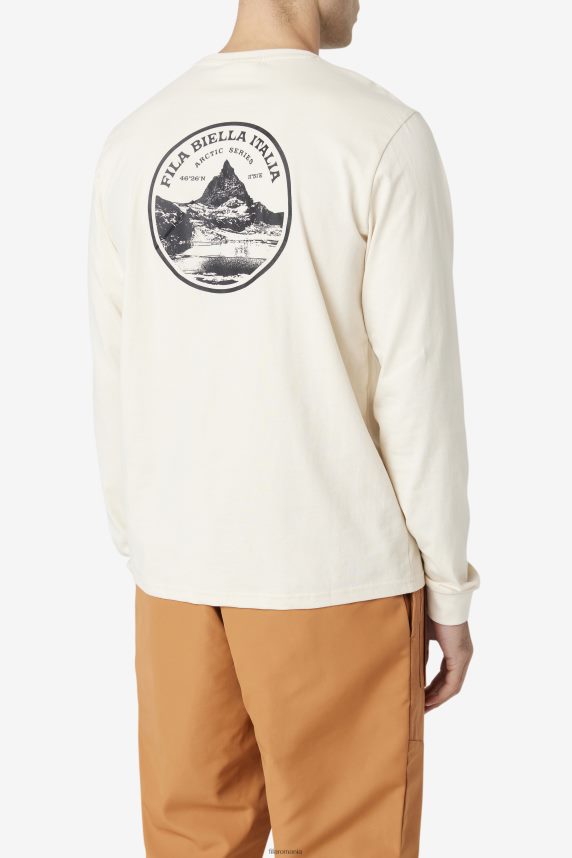 tricou cu mânecă lungă fila alb LTP2R6248 alb FILA