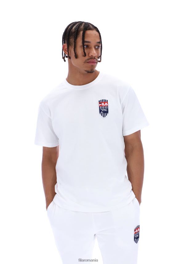 tricou cu plasture fila tupac LTP2R63202FILA