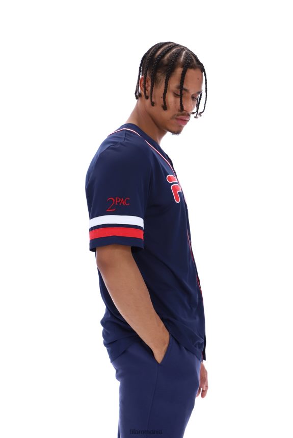tricou din tricou de baseball fila tupac LTP2R63205FILA