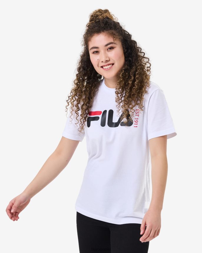 tricou fila alb unisex londra LTP2R62584 alb FILA