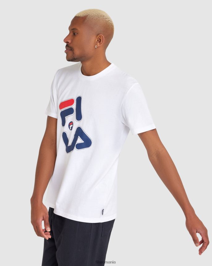 tricou fila kiley pentru bărbați alb LTP2R62377 alb FILA