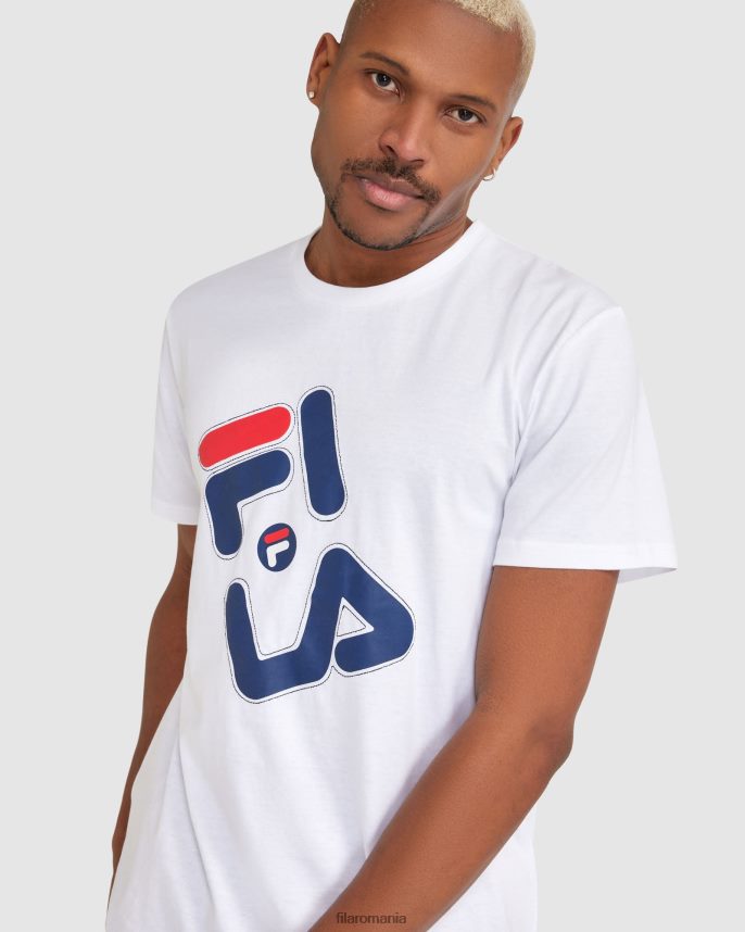 tricou fila kiley pentru bărbați alb LTP2R62377 alb FILA