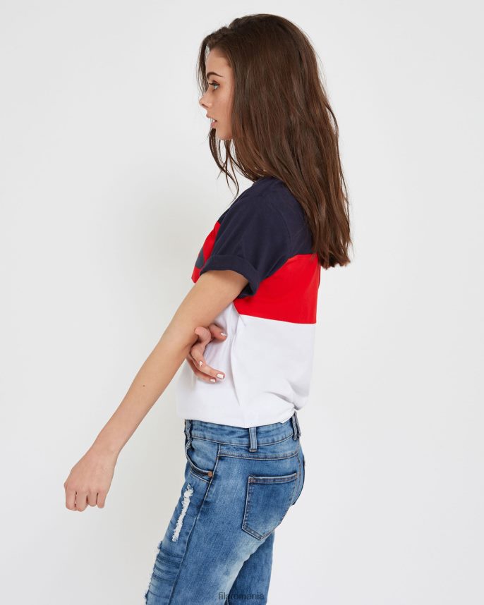 tricou fila unisex genoa alb LTP2R62539 alb FILA