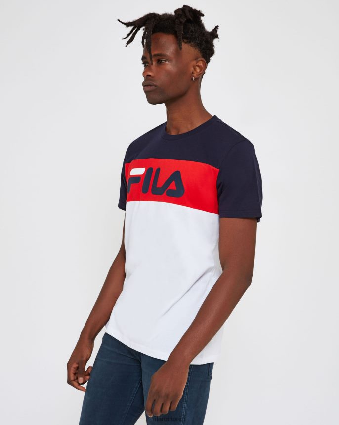 tricou fila unisex genoa alb LTP2R62539 alb FILA