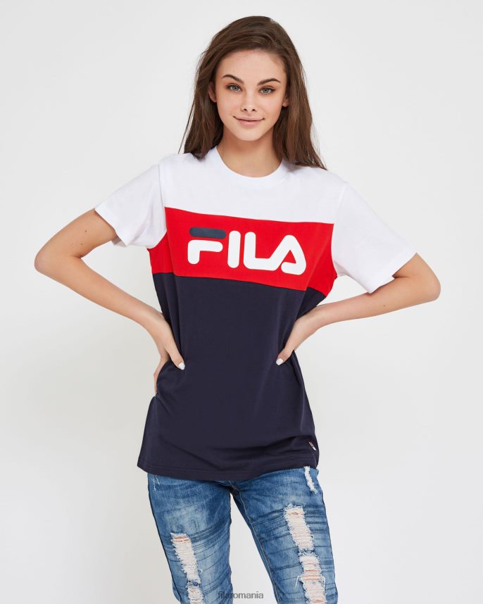 tricou fila unisex genoa nou bleumarin LTP2R62541 marina noua FILA