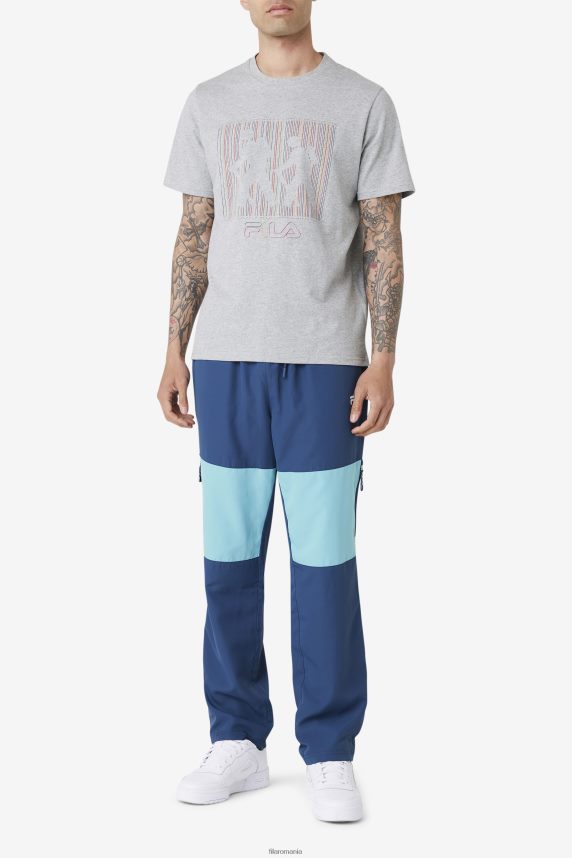 tricou fila visuri gri heather LTP2R6315 gri jaliu FILA