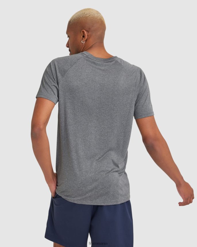 tricou pentru bărbați fila caleb qdry burn out LTP2R62407 ars FILA