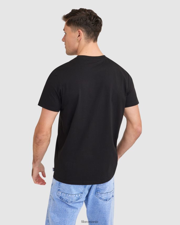 tricou sahand negru pentru bărbați fila LTP2R62406 negru FILA