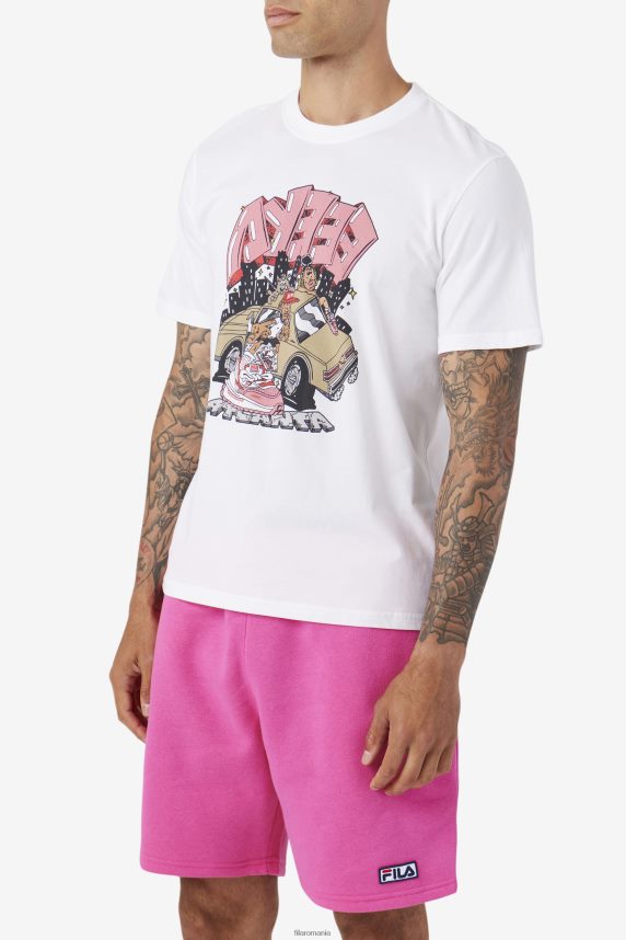 vulk tee white fila LTP2R6359 alb FILA